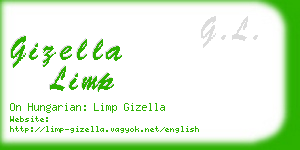 gizella limp business card